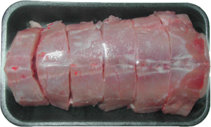 Côtes de lapin découpées